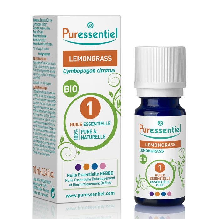 Lemongrass Bio 10ml Huiles Essentielles Puressentiel