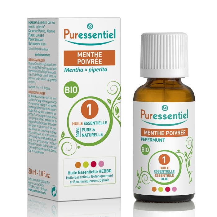 Menthe Poivree Bio 30ml Huiles Essentielles Puressentiel