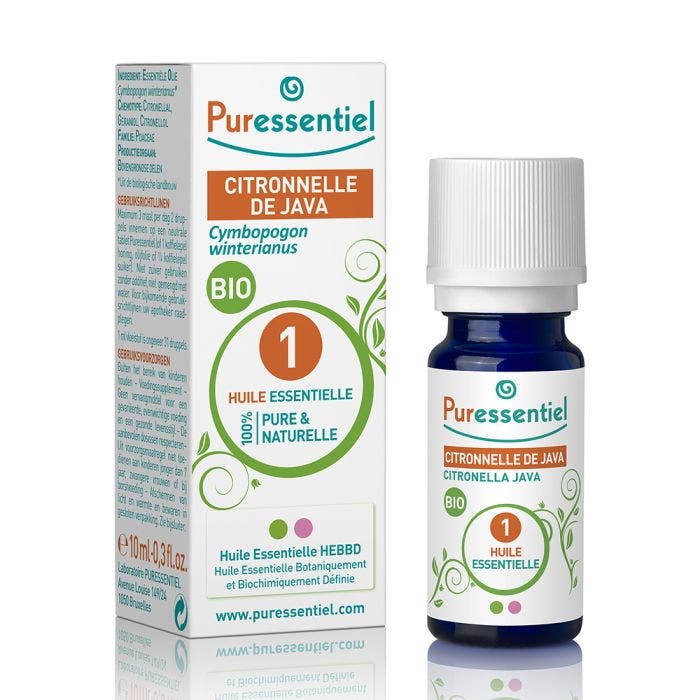 Citronnelle De Java Bio 10 ml Huiles Essentielles Puressentiel