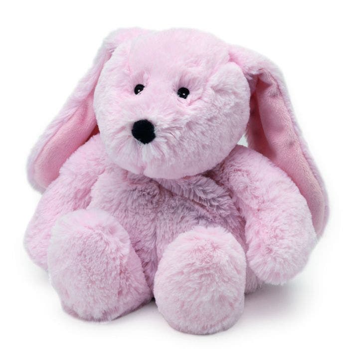 Bouillotte Lapin Rose Cozy Peluche Soframar