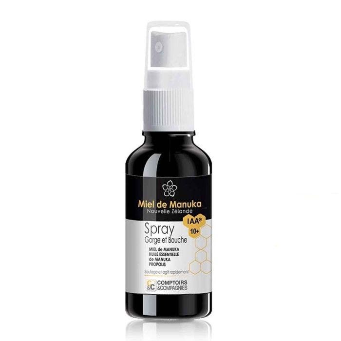Spray Gorge/bouche 10+ Miel De Manuka 25ml Comptoirs Et Compagnies