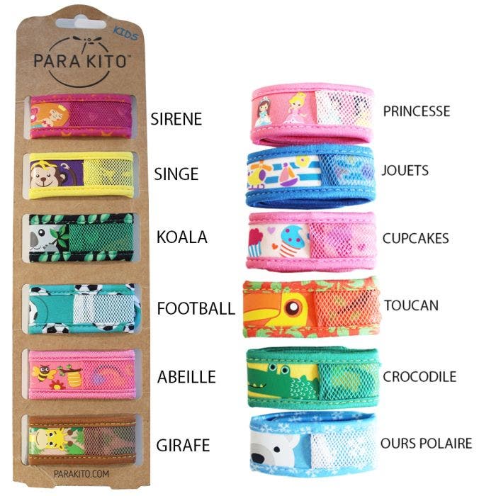 Bracelet Couleur Repulsif Anti Moustiques Naturel Enfant Des 3 Ans Para Kito Easypara