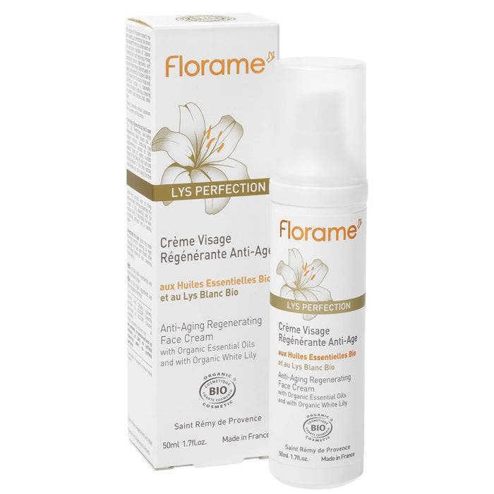 Creme Visage Regenerante Anti Age Bio Lys Perfection 50ml Florame