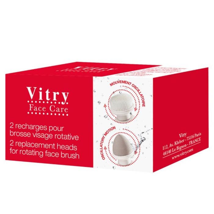 Face Care 2 Recharges Pour Brosse Visage Rotative Vitry