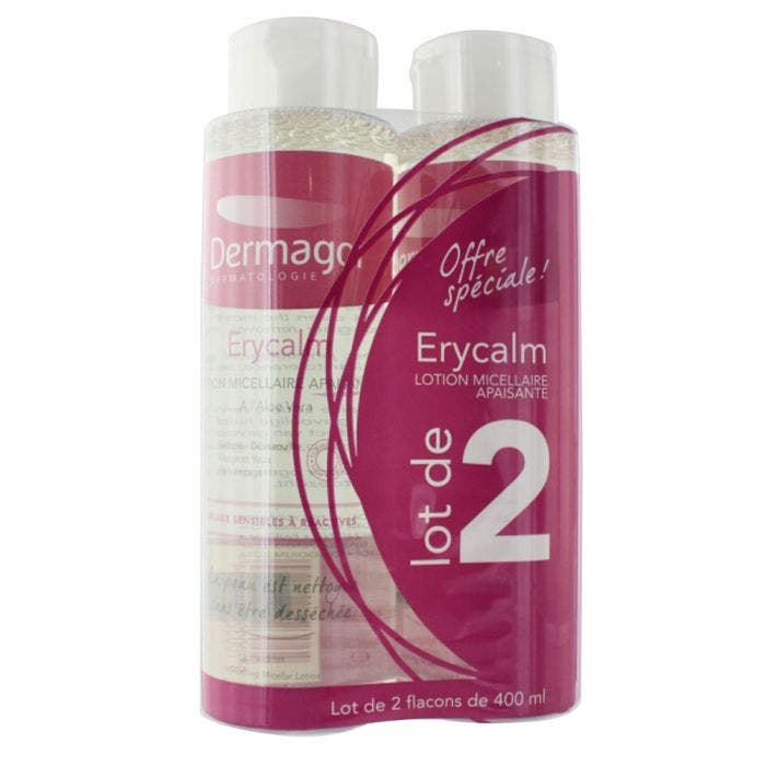 Lotion Micellaire 2x400 ml Erycalm Dermagor