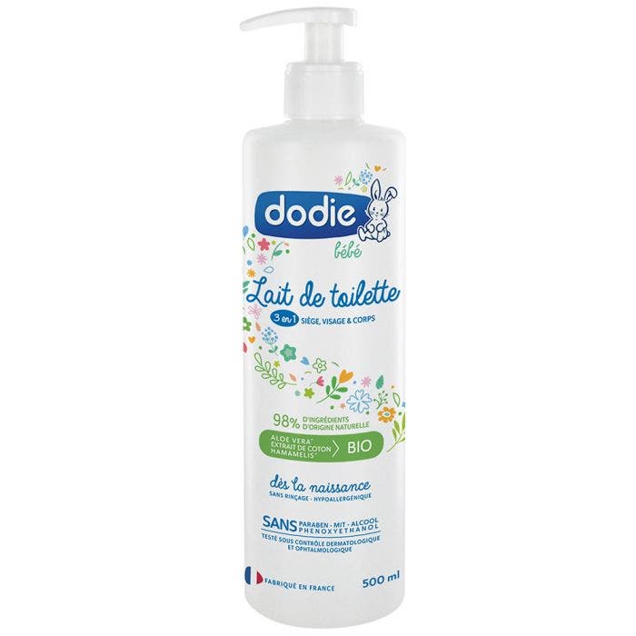Lait De Toilette 3-en-1 Des La Naissance 500ml Dodie