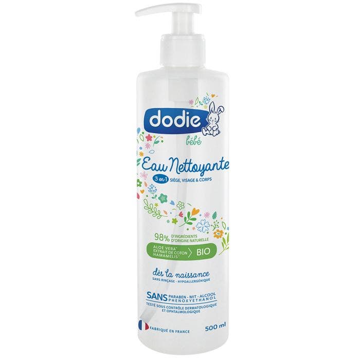 Eau Nettoyante 3-en-1 Des La Naissance 500ml Dodie