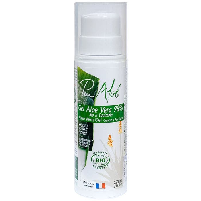 Gel D'aloe Vera Bio 250ml Pur Aloé