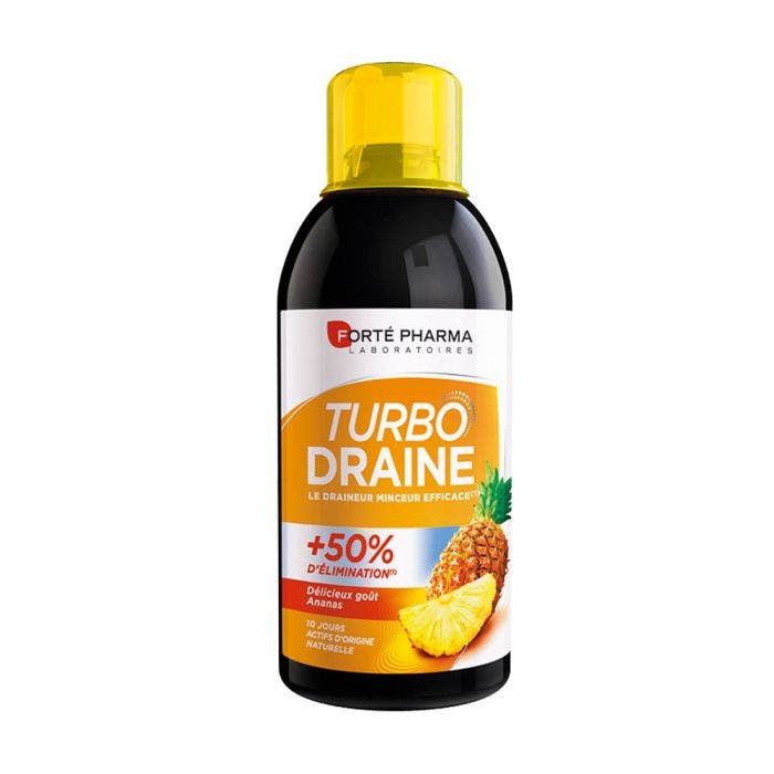 Draineur Minceur et Elimination Goût Ananas 500ml TurboDraine Forté Pharma
