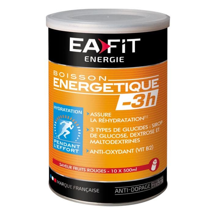 Boisson Energetique -3h pour préparer 10x500ml Eafit