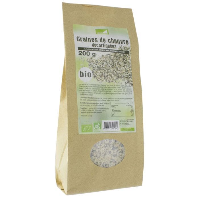 Graines De Chanvre Bio 200g Exopharm