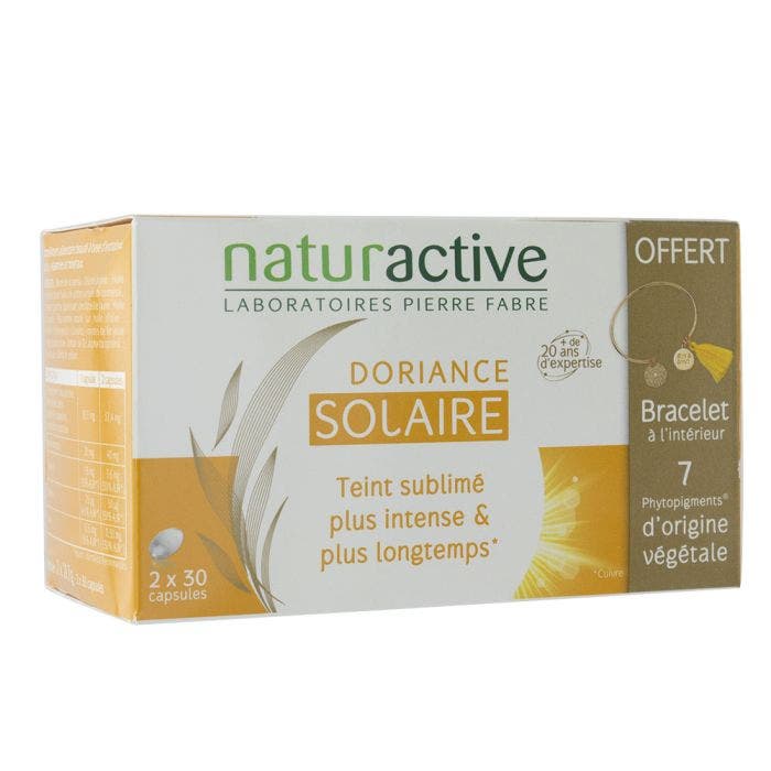Doriance Solaire 2x30 Capsules + Bracelet Offert Naturactive