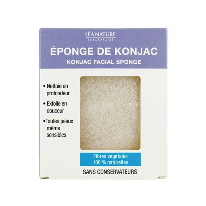Eponge De Konjac Visage Konjac 50g Eau thermale Jonzac
