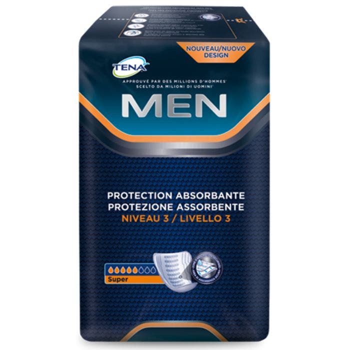 Discreet Protection Absorbante Niveau 3 Super X16 Men Tena