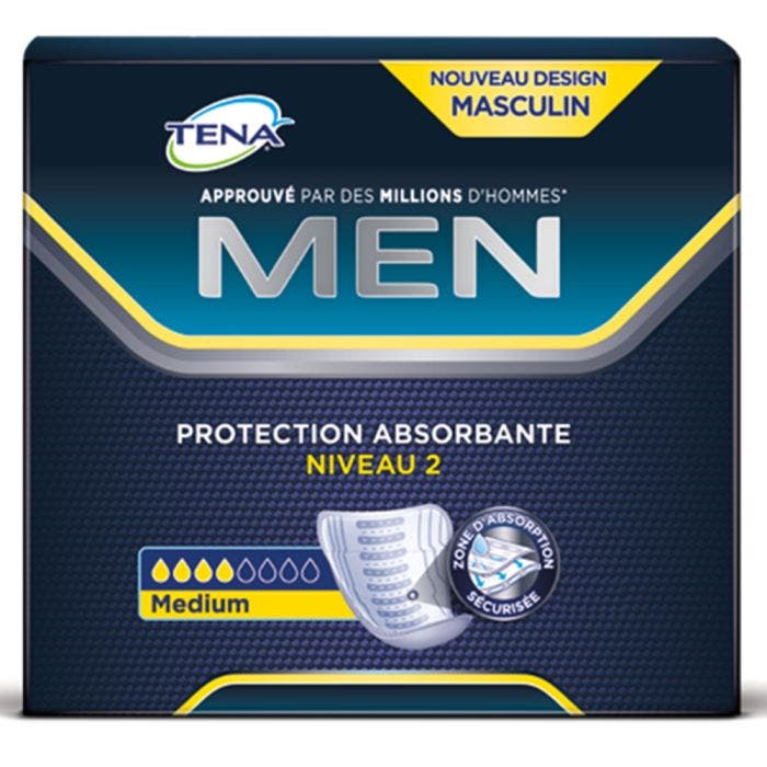 Discreet Protection Absorbante Niveau 2 Medium X20 Men Tena