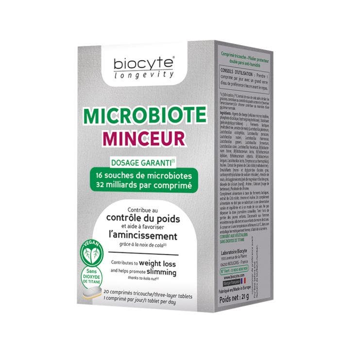 Microbiote Minceur 20 Comprimes Biocyte