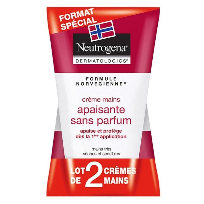 Duo Creme Mains Concentree Sans Parfum 2x50ml Neutrogena
