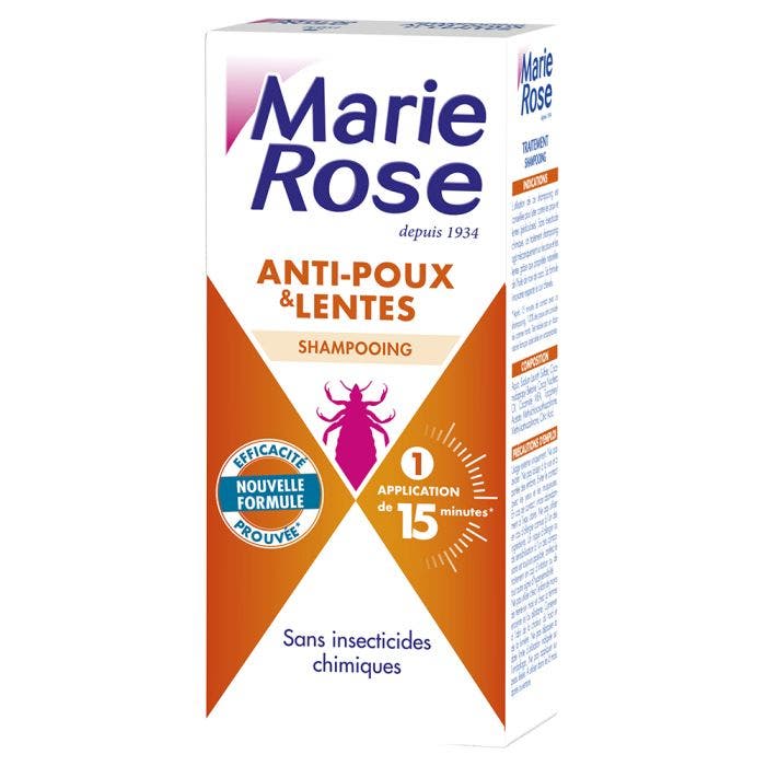 MARIE ROSE SHAMPOOING ANTI POUX ET LENTES 125ML