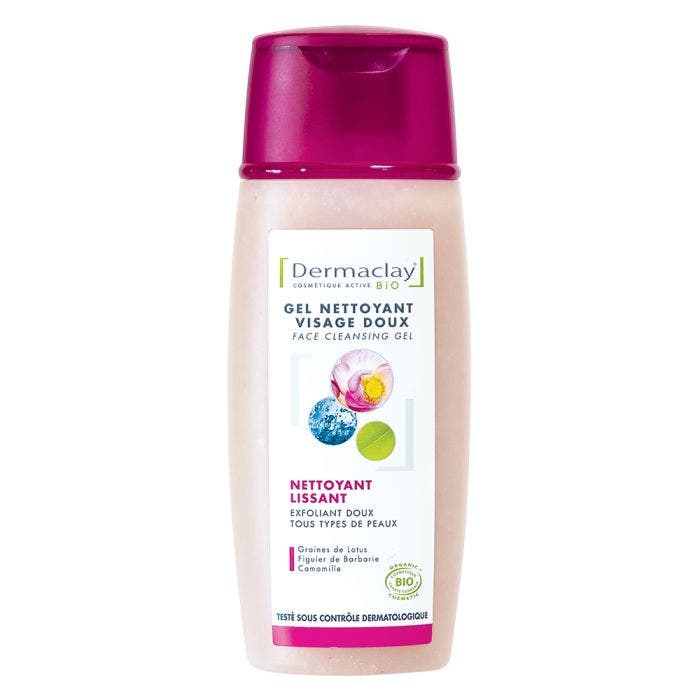 DERMACLAY GEL NETTOYANT LISSANT VISAGE LOTUS BIO 100ML