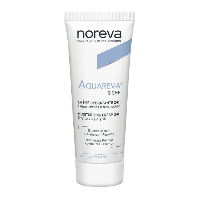 Crème Riche Hydratante 24h 40ml Aquareva Noreva