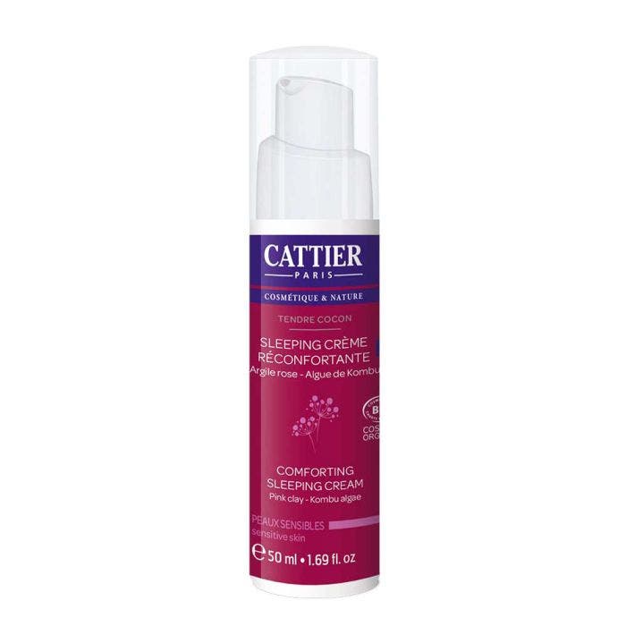 Sleeping Creme Reconfortante Tendre Cocon Peaux Sensibles Bio 50ml Cattier