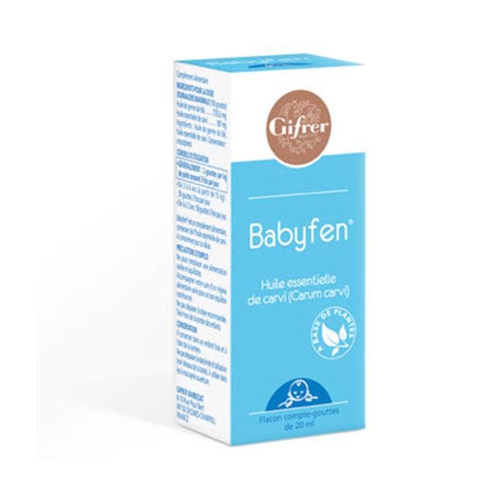HUILE ESSENTIELLE DE CARVI COMPTE-GOUTTES 20ml Babyfen Gifrer