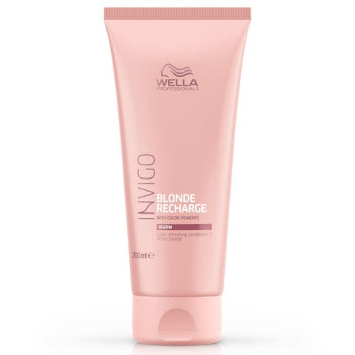 Conditionneur Apres-shampooing Raviveur Couleur Blond Chaud 200ml Invigo Blonde Recharge Wella Professionals