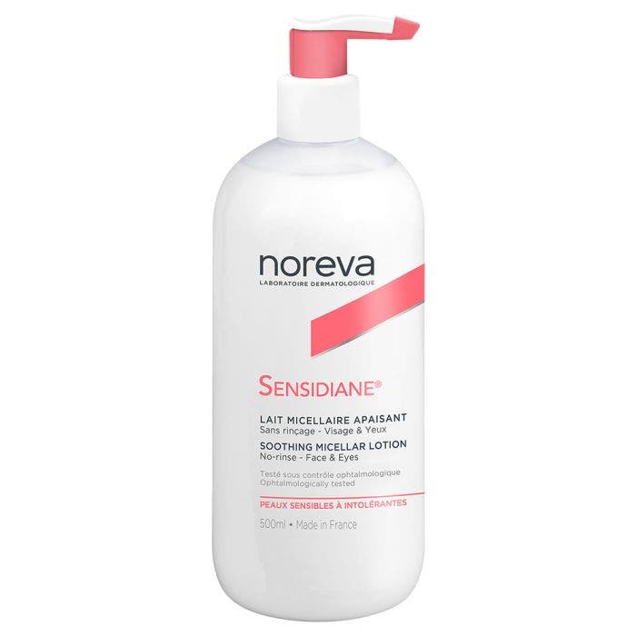 Lait Micellaire Dermo-nettoyant Peaux Sensibles 500ml Sensidiane Noreva