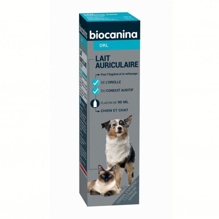 Lait Auriculaire Pour Chien Et Chat 90 ml Biocanina