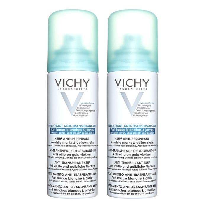Anti Transpirant Anti Trace 2x125ml Déodorant Spray Vichy