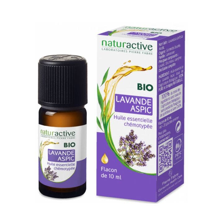 Huile Essentielle Bio Lavande Aspic 10 ml Naturactive