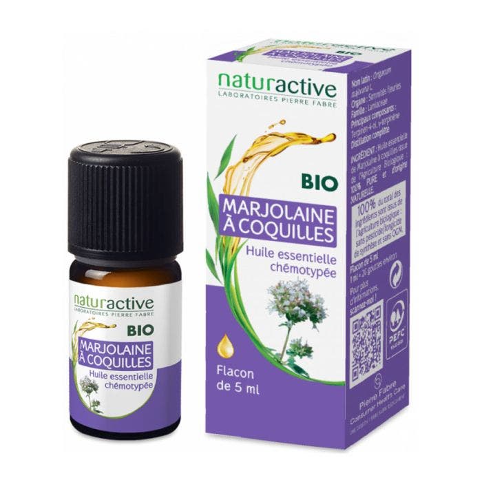 Huile Essentielle Bio Marjolaine A Coquilles 5 ml Naturactive
