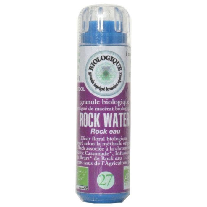 BACH BIO N°27. ROCK WATER GRANULES 6,3g Kosmeo