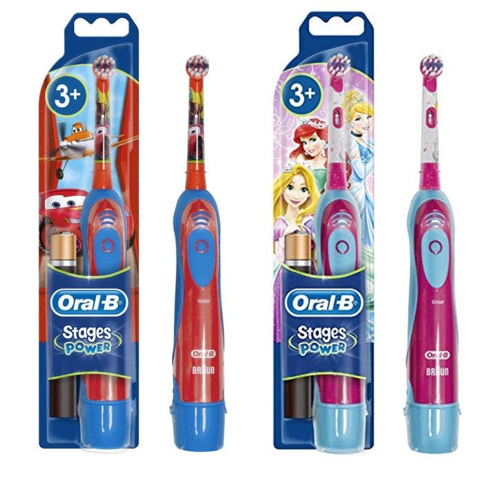 Oral B Brosse A Dents Electrique A Piles Enfant 3 Ans Et Plus Oral B Easypara