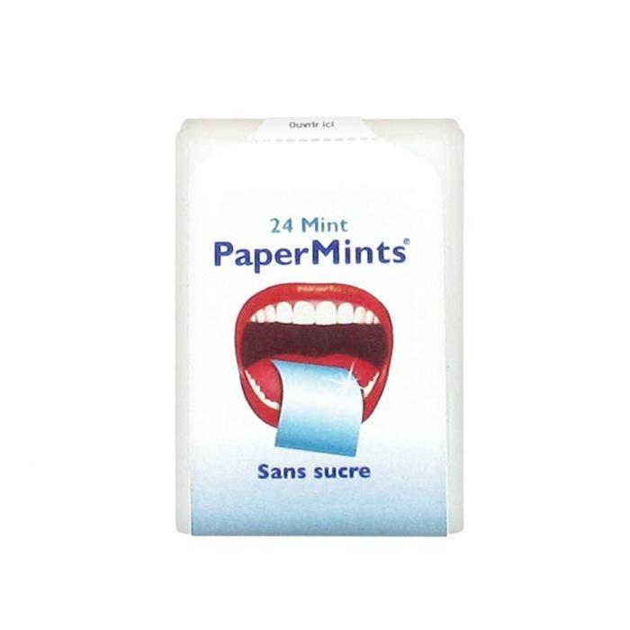Feuilles Haleine Fraiche Sans Sucres X24 Paper Mints