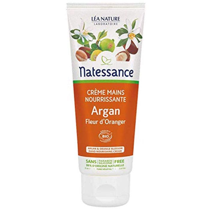Creme Mains Et Ongles Fleur D'oranger Bio 75ml Argan Natessance