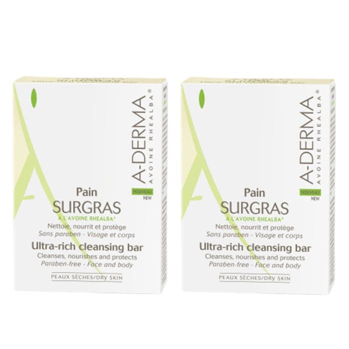 Pain Surgras 2x100g Avoine Rhealba A-Derma