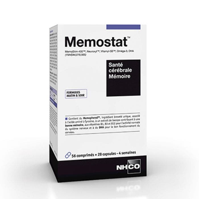 MEMOSTAT 56 COMPRIMES + 28 CAPSULES Nhco Nutrition