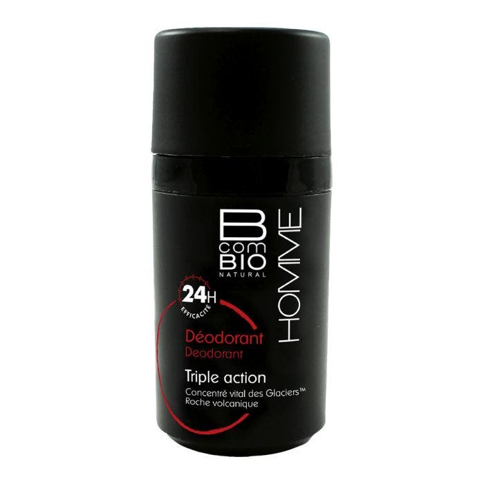 BCOMBIO NATURAL HOMME DEODORANT TRIPLE ACTION 50ML
