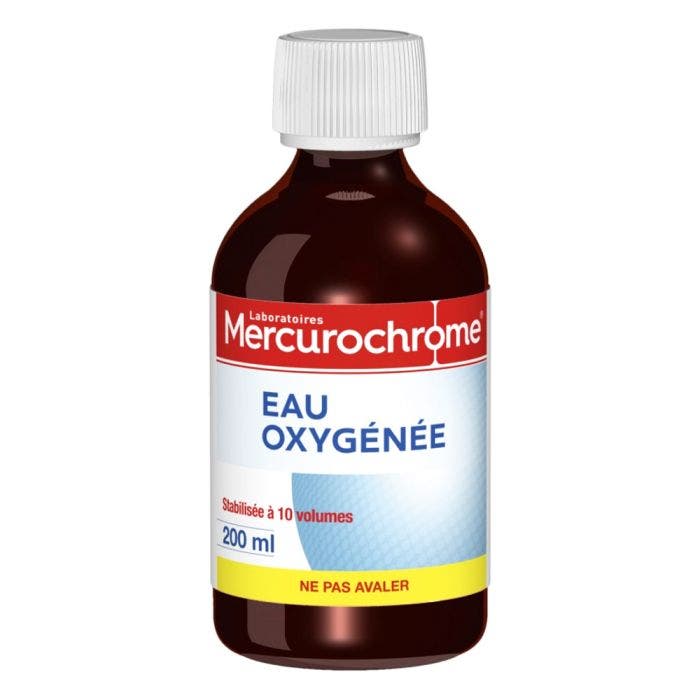 Eau Oxygenee Stabilisee A 10 Volumes 200ml Mercurochrome