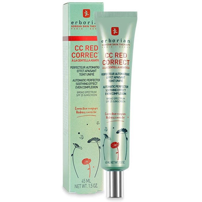 Cc Red Correct Perfecteur Correcteur Rougeurs Spf25 45ml Erborian