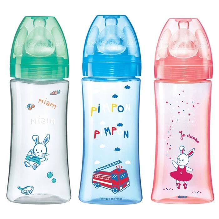 Biberon Initiation+ Debit 3 Anti-colique 6 Mois Et Plus 330ml Dodie