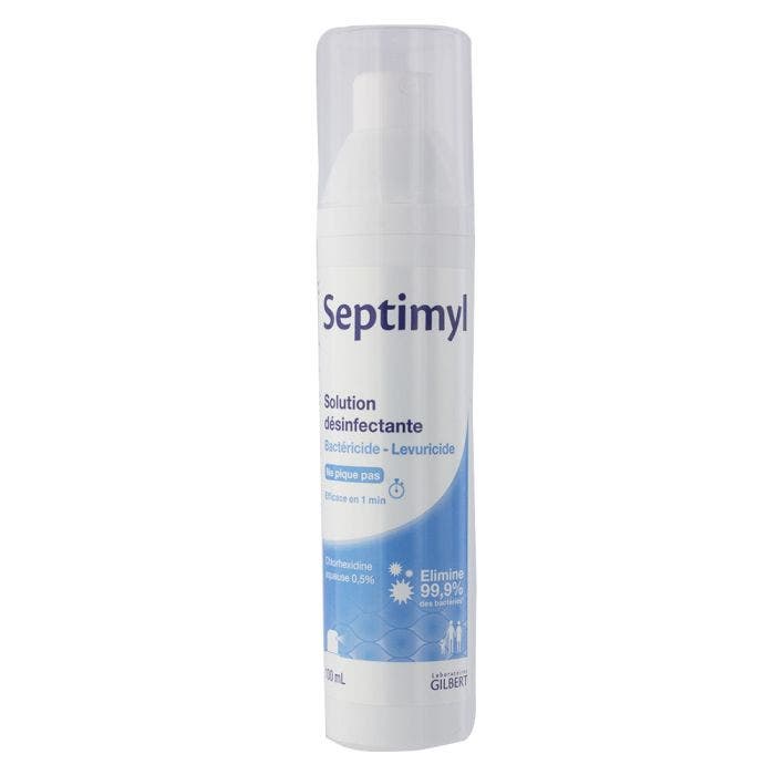 Solution Desinfectante Chlorhexidine 0.5% 100ml Septimyl Gilbert