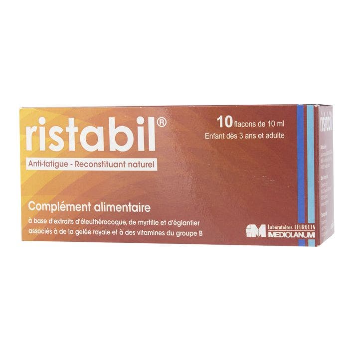 Ristabil Anti-fatigue 10 Flacons 10ml Idim