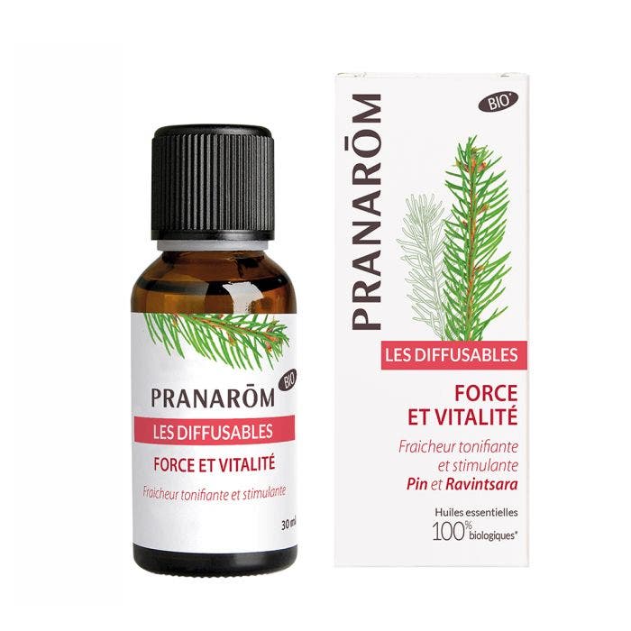 Force Et Vitalite Bio 30 ml Les diffusables Pranarôm