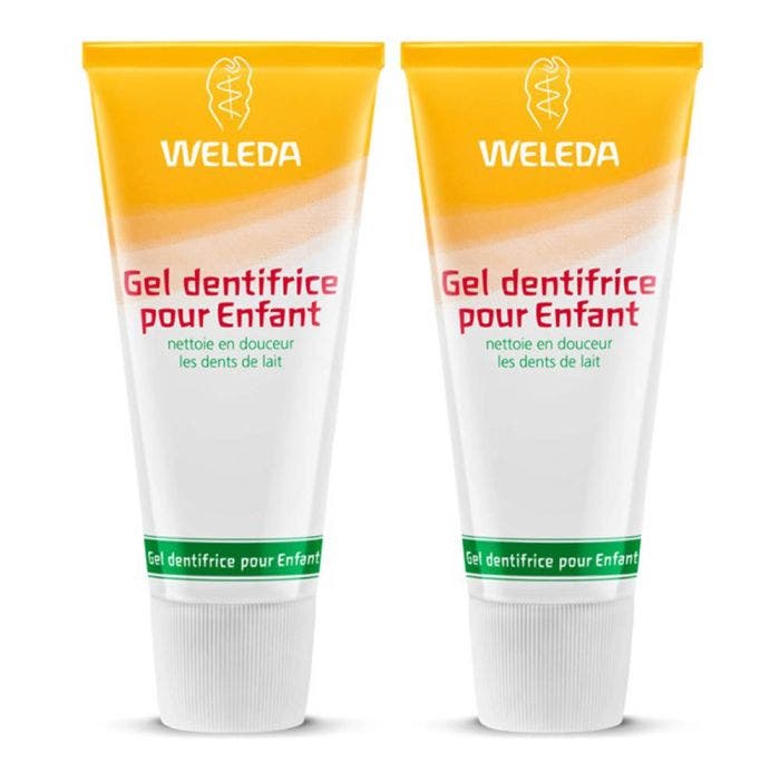 Gel Dentifrice Pour Enfant 2x50ml Weleda