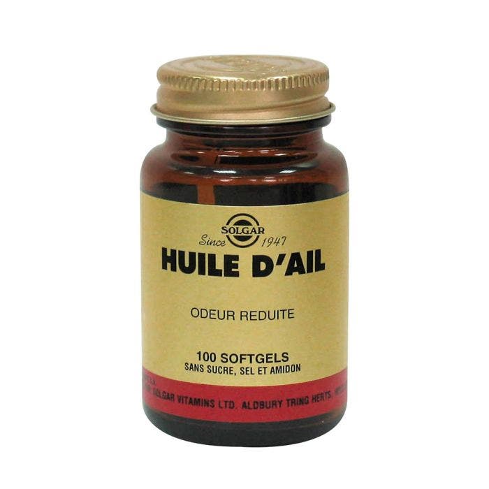 Huile D'ail 100 Capsules Solgar