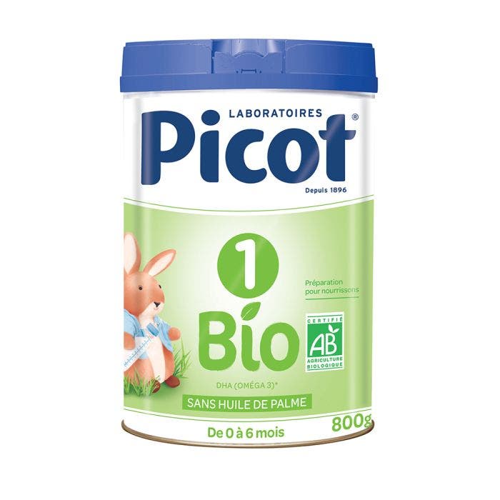 1 Lait En Poudre Des La Naissance 0 6 Mois Bio 800g Picot Easypara