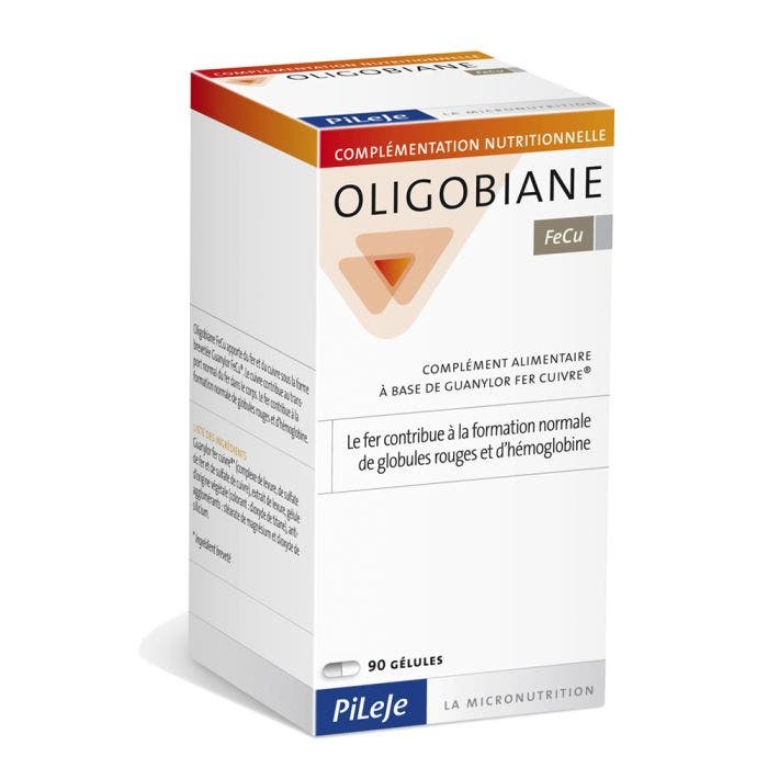 Fer Cuivre 90 Gélules Oligobiane Pileje