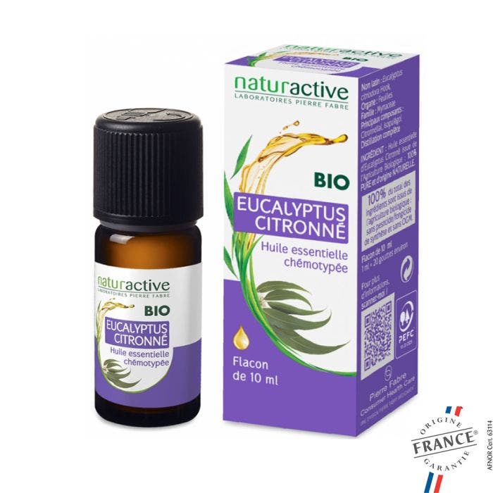 Huile Essentielle Bio Eucalyptus Citronne 10 ml Naturactive
